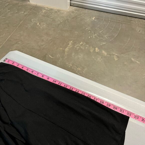 Habitual Black Open Front Cardigan Lightweight Knit Sweater‎ Jacket Size L - Picture 7 of 8